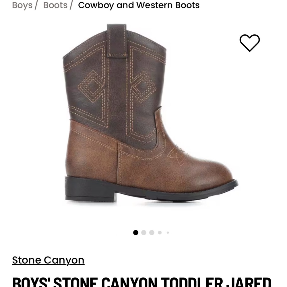 Kids' Western Boots - Dark Brown